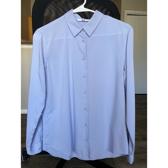 NWOT Uniqlo Rayon Long-sleeve Blouse Size S - Picture 8 of 11